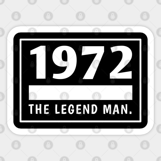 1972 birthday Sticker by BlackMeme94